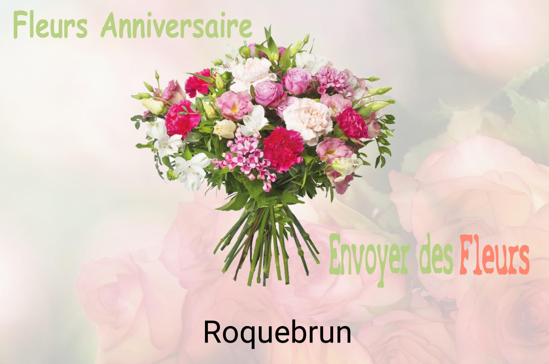 Bouquet de fleurs d’anniversaire livré à Roquebrun