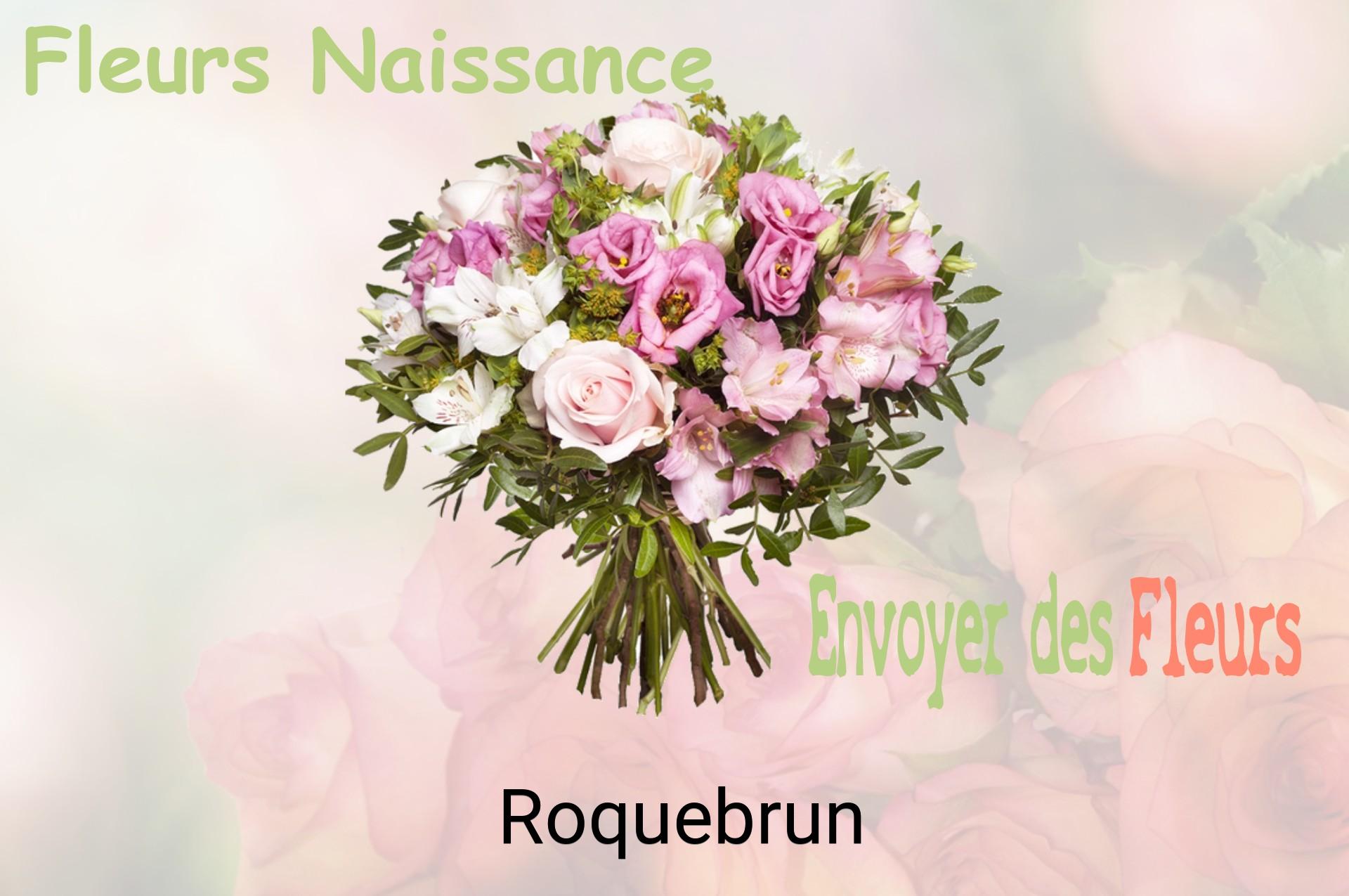 Bouquet de fleurs de naissance livré à Roquebrun
