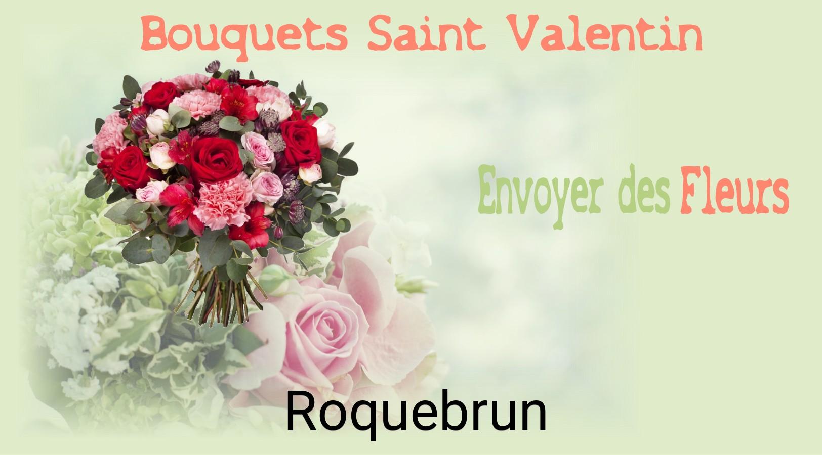 Roses de Saint-Valentin livrées à Roquebrun
